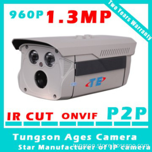 1.3 Megapixel CCTV Camera With POE IR CUT POE And 2 Led For 50M